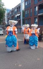 Carnavalskleding - 4 Lakei Kostuums met Pruiken, Carnaval, Maat 42/44 (L), Ophalen of Verzenden, Kleding