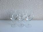 6 wijnglazen, Huis en Inrichting, Keuken | Servies, Ophalen, Glas of Glazen, Effen, Glas