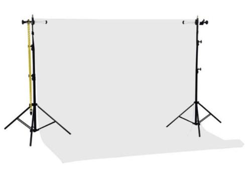 Falcon Achtergrondset Eyes SPK-1a met 2 rollen, Audio, Tv en Foto, Fotografie | Fotostudio en Toebehoren, Gebruikt, Achtergrond