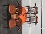 Cafe mancave stoelen, Ophalen, Gebruikt, Bruin, Vier