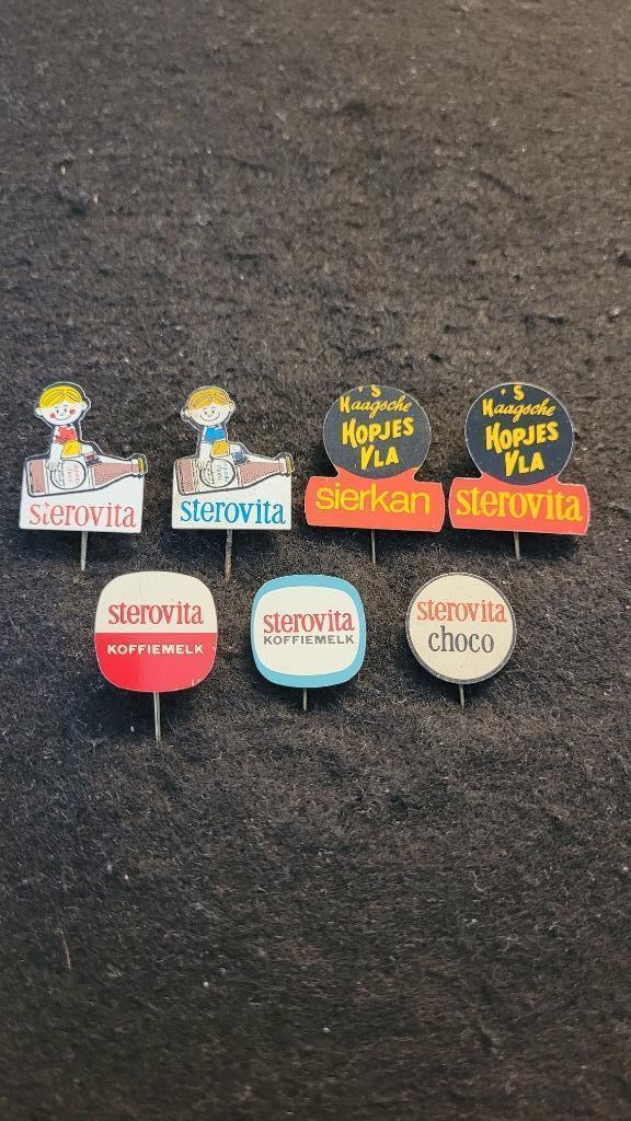 Sterovita De Sierkan Haarlem speldjes, Verzamelen, Speldjes, Pins en Buttons, Zo goed als nieuw, Speldje of Pin, Merk, Verzenden