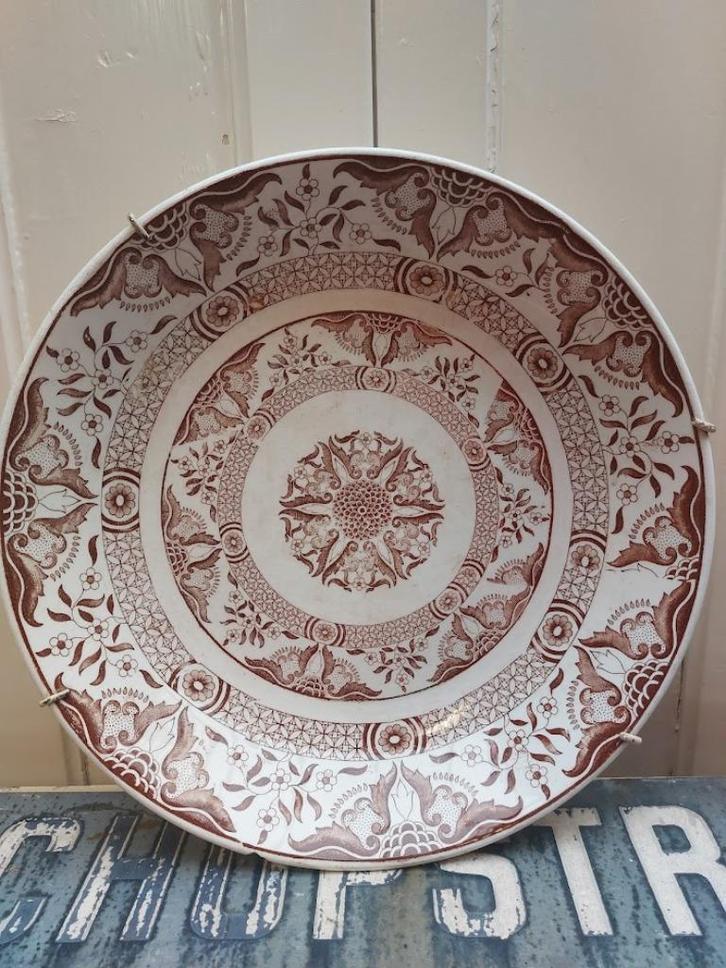 Petrus Regout Toko schaal groot, Antiek en Kunst, Antiek | Schalen, Ophalen of Verzenden