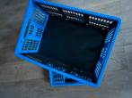 Blauw/Zwarte Klapkrat, Doe-het-zelf en Verbouw, Kratten en Dozen, Gebruikt, Opvouwbaar, Minder dan 35 cm, Ophalen of Verzenden