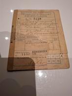 Distributie stamkaart Schiebroek bonkaart wo2, Verzamelen, Militaria | Tweede Wereldoorlog, Ophalen of Verzenden, Duitsland