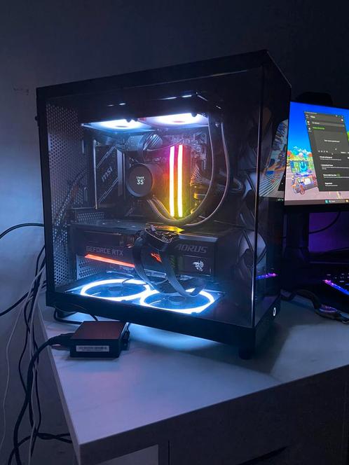 High end gaming pc Aorus 3070 TI met schermpje, Computers en Software, Desktop Pc's, Zo goed als nieuw, 4 Ghz of meer, SSD, Gaming