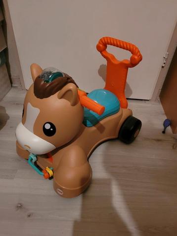 Fisher price loopwagen paard