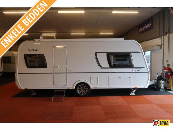 Dethleffs Camper 510 ER MET THULE CASSETTE LUIFEL, Caravans en Kamperen, Caravans, tot en met 4, Rondzit, Dethleffs, 2 aparte bedden