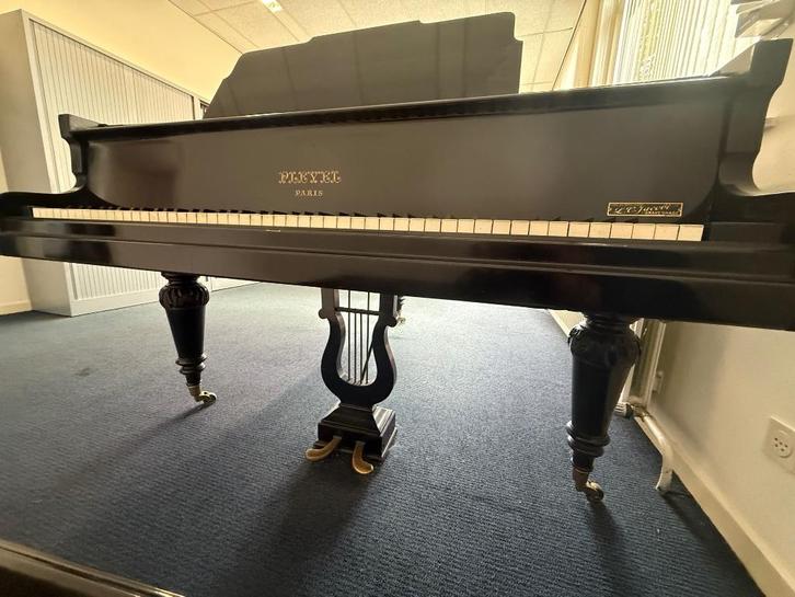 Prachtige vleugel van het merk Pleyel, Muziek en Instrumenten, Piano's, Gebruikt, Vleugel, Zwart, Ophalen