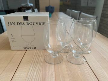 Leerdam 4 glazen Jan des Bouvrie waterglazen 53cl  . beschikbaar voor biedingen