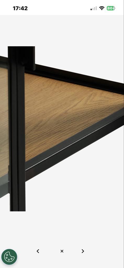 Glazen Vitrinekast, Huis en Inrichting, Kasten | Vitrinekasten, Gebruikt, 150 tot 200 cm, 50 tot 100 cm, 25 tot 50 cm, Met deur(en)