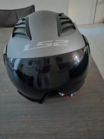LS2 scooter / motor helm maat M , mat grijs , + zonnevizier, Overige merken, M, Jethelm, Ophalen of Verzenden