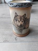 Leuke wolvenbeker NIEUW, Huis en Inrichting, Keuken | Servies, Overige typen, Nieuw, Ophalen of Verzenden, Overige stijlen