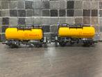Twee Shell Tankwagons, Hobby en Vrije tijd, Modeltreinen | H0, Overige merken, Gebruikt, Wagon, Ophalen of Verzenden