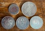 Zilveren Duitse Munten 1875-1937, Duitsland, Verzenden, Zilver, Overige waardes