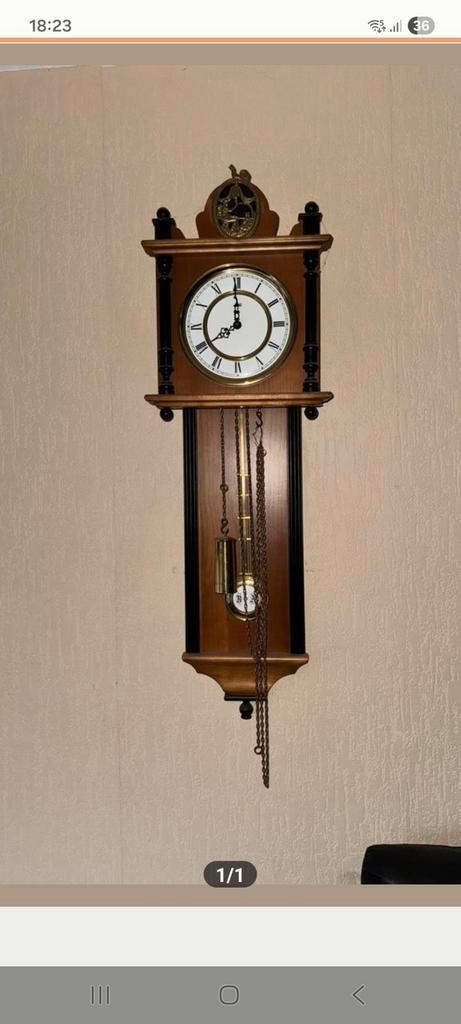 Antieke Wandklok met Slinger, Antiek en Kunst, Antiek | Klokken, Ophalen