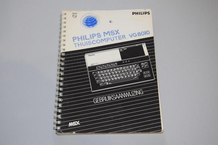 Philips MSX : Handleiding VG8010, Computers en Software, Vintage Computers, Ophalen of Verzenden