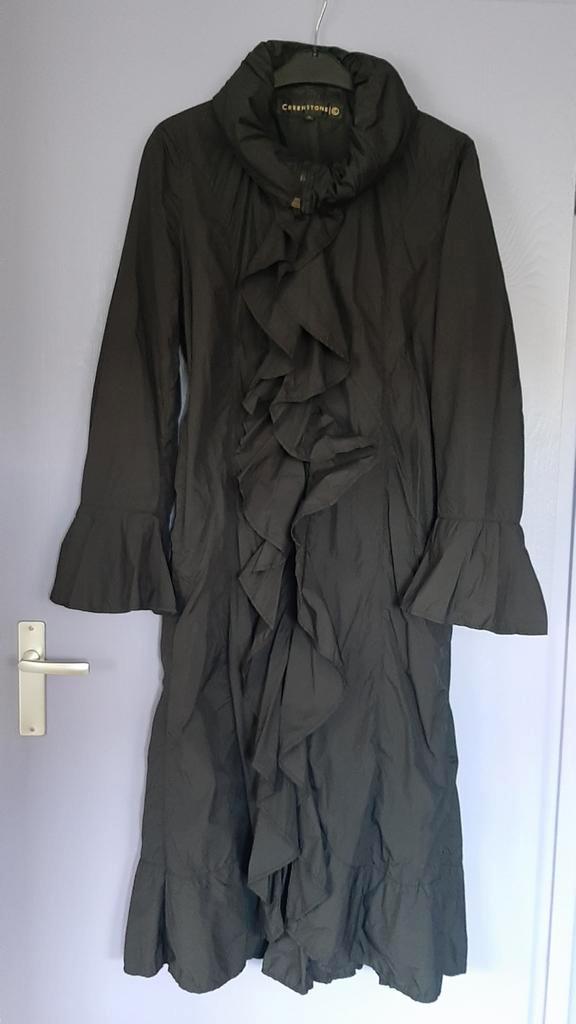 Creenstone aparte lange tussenjas, zwart. Mt.42. Als nieuw., Kleding | Dames, Jassen | Zomer, Zo goed als nieuw, Maat 42/44 (L)