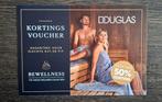 Kortingsvoucher Douglas te besteden bij BeWellness., Tickets en Kaartjes, Kortingen en Cadeaubonnen, Twee personen, Kortingsbon