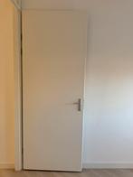 Witte binnendeur – Nieuwstaat (230 x 90 cm), 80 tot 100 cm, Binnendeur, Ophalen of Verzenden, Zo goed als nieuw