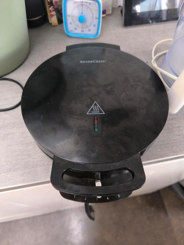 Silvercrest Wafelijzer - Perfecte wafels!, Witgoed en Apparatuur, Wafelijzers, Gebruikt, Ophalen of Verzenden