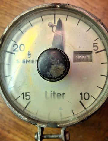 Vintage Siemens Watermeter - Decoratief Object beschikbaar voor biedingen