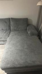 Opknap bank grijs ribstof, Verzenden, Gebruikt, Driepersoons, Stof