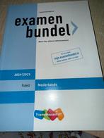 Examenbundel Nederlands HAVO, Ophalen of Verzenden, Zo goed als nieuw, HAVO, Nederlands