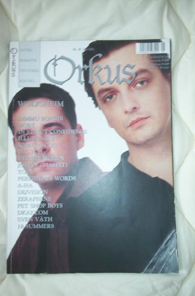 Orkus 5-Mai 2002-gothic music mag-Dimmu Borgir-Moby-Tiamat, Boeken, Muziek, Zo goed als nieuw, Genre of Stijl, Ophalen of Verzenden