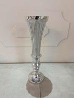 Zilveren Vaas - 80cm Hoog, Huis en Inrichting, Woonaccessoires | Vazen, Ophalen, Overige materialen, Gebruikt, Overige kleuren