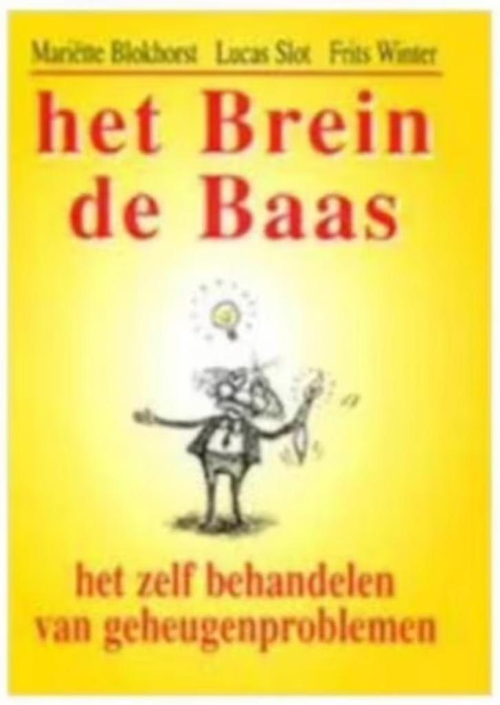 Het Brein de Baas (zelf behandelen geheugenproblemen), Boeken, Advies, Hulp en Training, Zo goed als nieuw, Ophalen of Verzenden