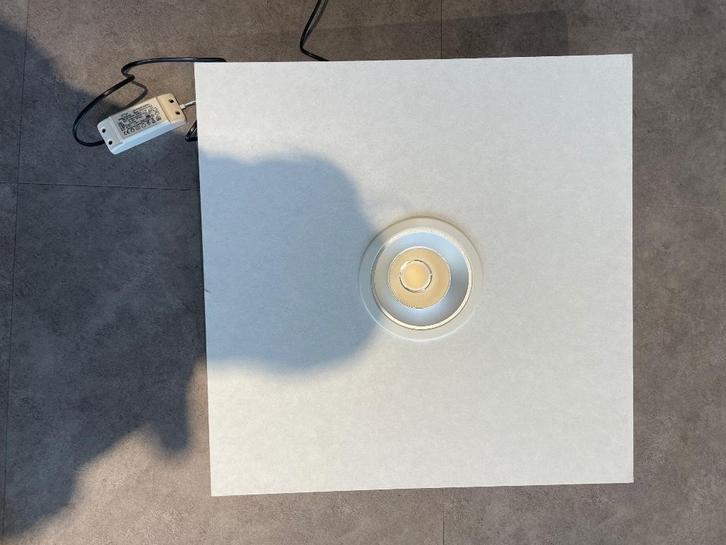 LED Downlight *15 of 20W* geschikt voor systeemplafond, Huis en Inrichting, Lampen | Spots, Zo goed als nieuw, Plafondspot of Wandspot