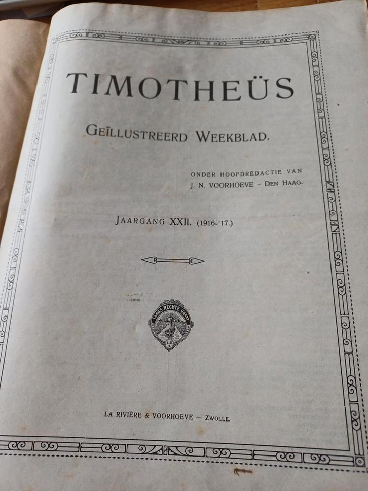 Weekblad Timotheus 1916-1917, Boeken, Tijdschriften en Kranten, Gelezen, Overige typen, Ophalen of Verzenden