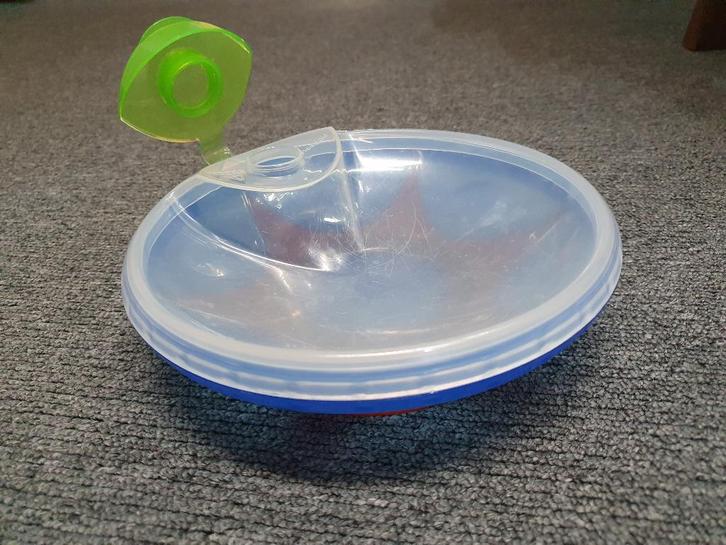 Nûby warmtehoudend bordje / warmhoudbordje met zuignap, Kinderen en Baby's, Babyvoeding en Toebehoren, Gebruikt, Overige typen