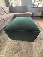 Hocker Memphis groen velvet (nieuwprijs € 219,95), Huis en Inrichting, Banken | Voetenbanken en Poefen, Ophalen, 125 cm of meer