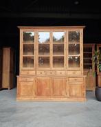 Hoge Buffetkast | Servieskast | Teak Vitrinekast #2182, Niet ingevuld, 200 cm of meer, Niet ingevuld, Ophalen of Verzenden