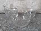 4 glazen schaaltjes., Nieuw, Ophalen of Verzenden, Overige stijlen, Glas