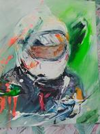 formule 1 schilderij mooi voor in de mancave of zo, Antiek en Kunst, Kunst | Schilderijen | Modern, Ophalen of Verzenden