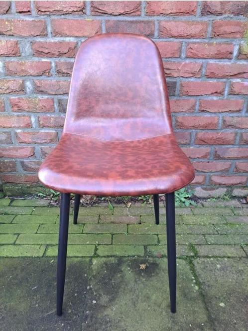 LIVARNO 4 eetkamerstoelen San Diego, Huis en Inrichting, Stoelen, Nieuw, Vier, Bruin, Ophalen