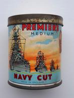 Premiers Medium Navy Cut Cigarettes blik London, Verzamelen, Blikken, Overige merken, Gebruikt, Ophalen of Verzenden