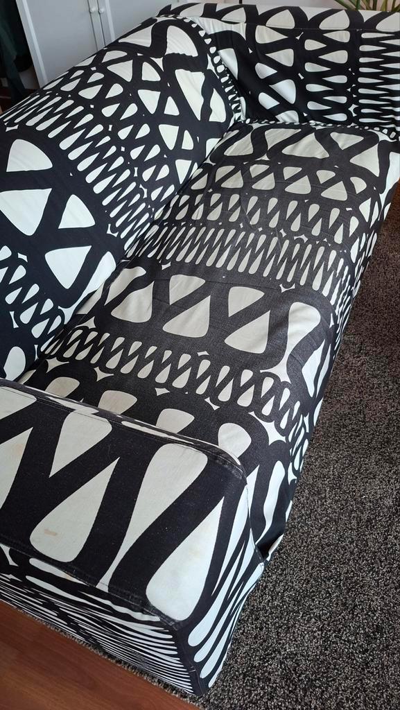 IKEA Klippan bank, Huis en Inrichting, Banken | Bankstellen, Gebruikt, Rechte bank, Tweepersoons, 150 tot 200 cm, 75 tot 100 cm