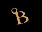 Gouden hanger letter B