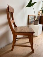 Teakhouten Stoel Eettafel - Klassiek Design, Huis en Inrichting, Stoelen, Ophalen, Gebruikt, Bruin, Eén
