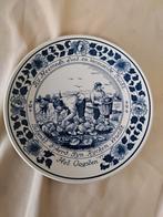 Delfts Blauw Decoratief Bord - Oogsttafereel, Ophalen