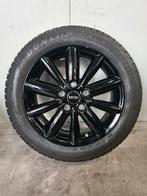 16' Mini Cooper Styling 508 Zwart met winterbanden 7mm+, Ophalen, 16 inch, 175 mm, Banden en Velgen