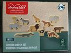 Houten dieren - 11-delig. Nog nieuw, Kinderen en Baby's, Speelgoed | Houten speelgoed, Ophalen of Verzenden, Nieuw, Overige typen
