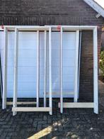 Kozijn + deur (stomp) 3x linksdraaiend, Doe-het-zelf en Verbouw, Kozijnen en Schuifpuien, Gebruikt, Deurkozijn, 150 tot 225 cm