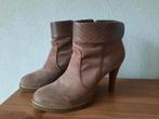 Mooie Sjieke Beige Taupe Hoge Enkellaarzen Maat 41, Ophalen of Verzenden, Zo goed als nieuw, Beige