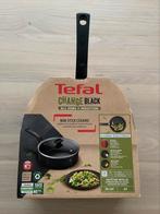 Tefal Change Black hapjespan met deksel 24cm nieuw, Ophalen of Verzenden, Nieuw, Koekenpan of Braadpan