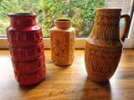 3 Vintage W.Germany vazen van Scheurich. Jaren 60, Ophalen of Verzenden