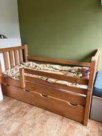 Peuterbed massief hout, Ophalen, 70 tot 85 cm, 140 tot 160 cm, Zo goed als nieuw